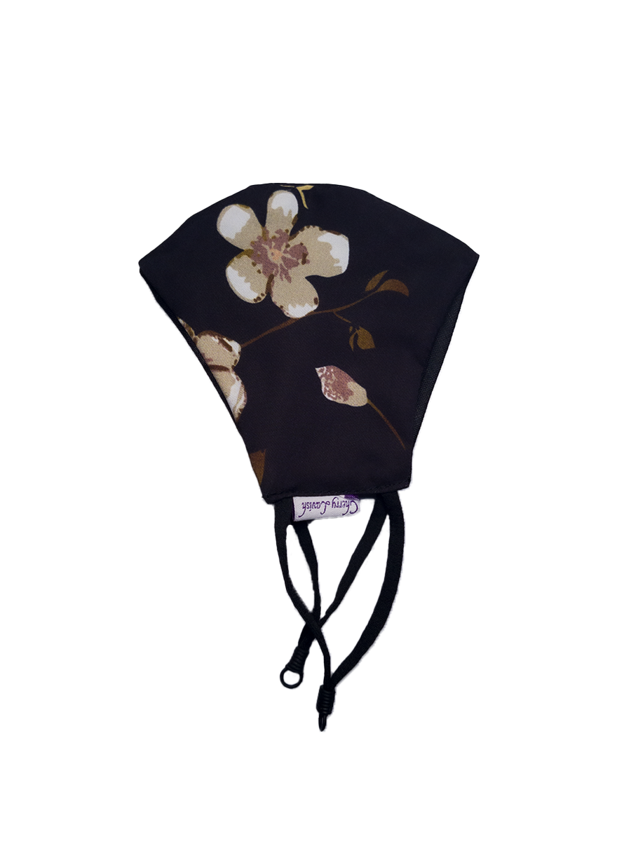 CherryLavish Facemask Black Floral - SO1