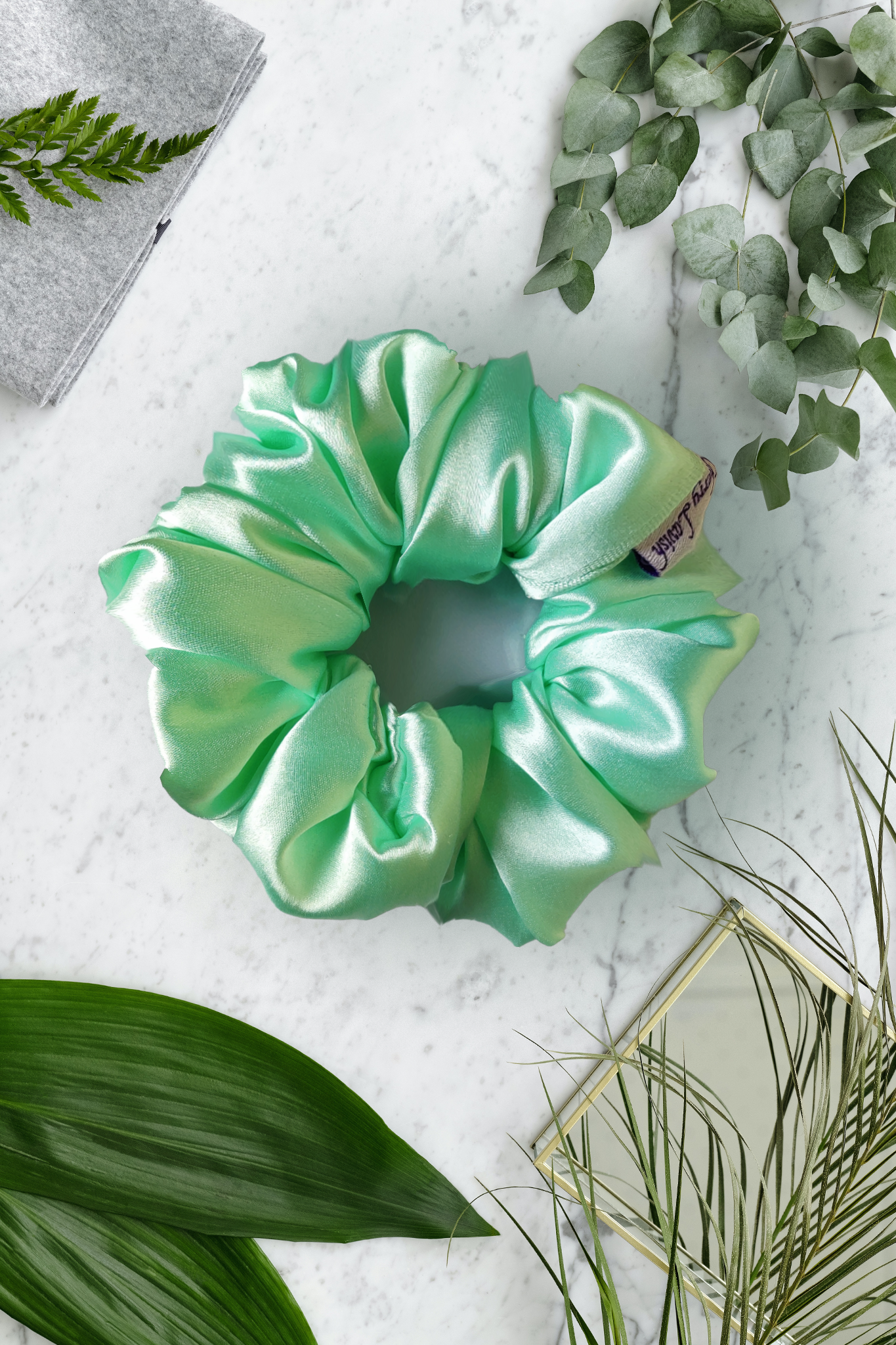 Cherrylavish Hair Scrunchie - Pastel Green