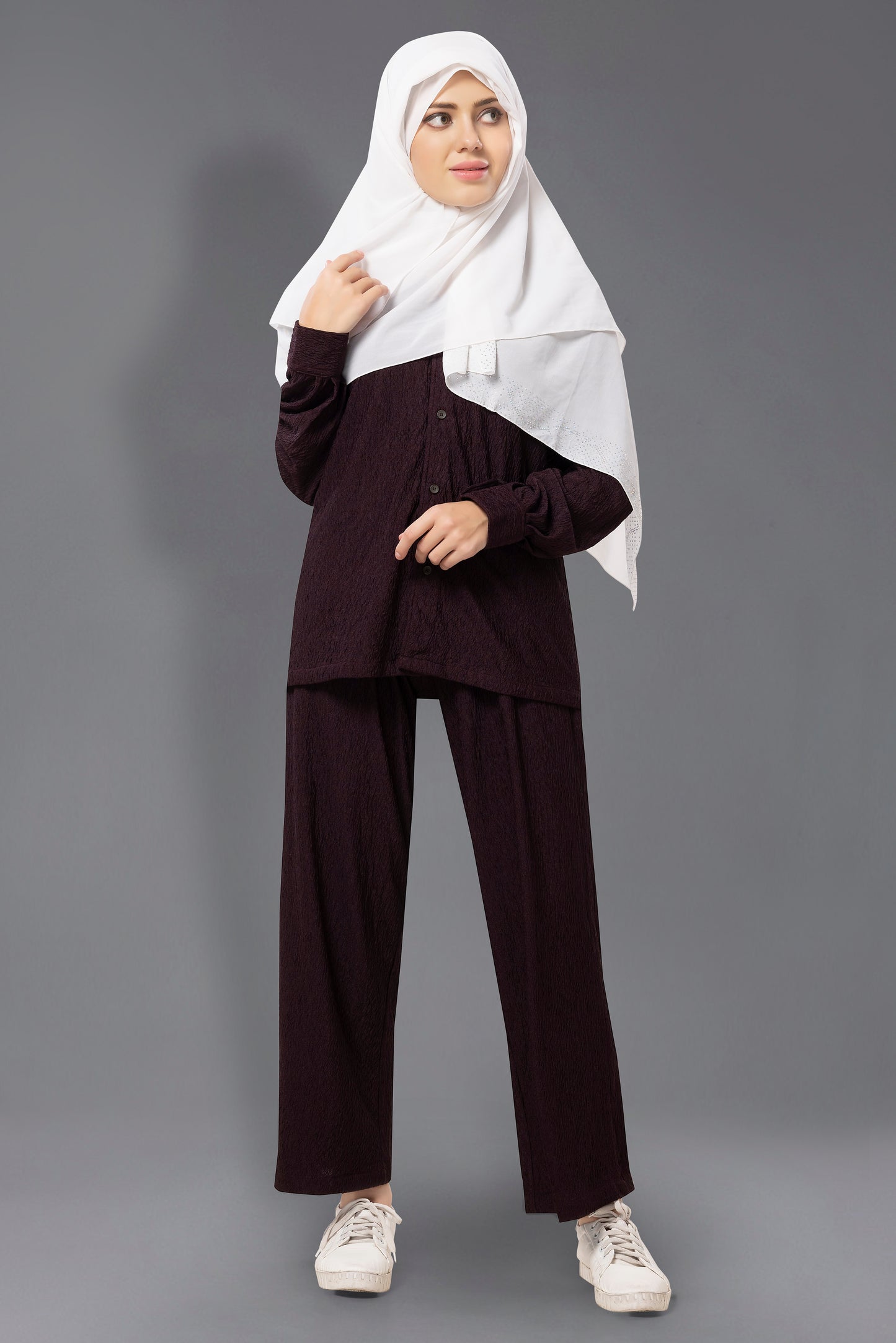 Cherrylavish Women Drop Shoulder Shirt and Trouser Co-Ords