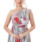 Cherrylavish Tropical Floral Print One Shoulder Maxi Dress