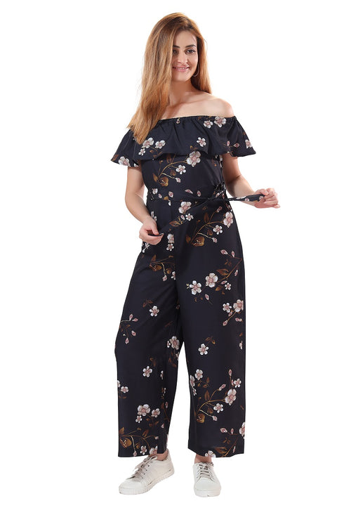 Amazon.com: éloges Tropical Leaves Spaghetti Strap Surplice Jumpsuit with  Sash | S to 3X(Reg, Plus) (Navy, Small, s) : Clothing, Shoes & Jewelry